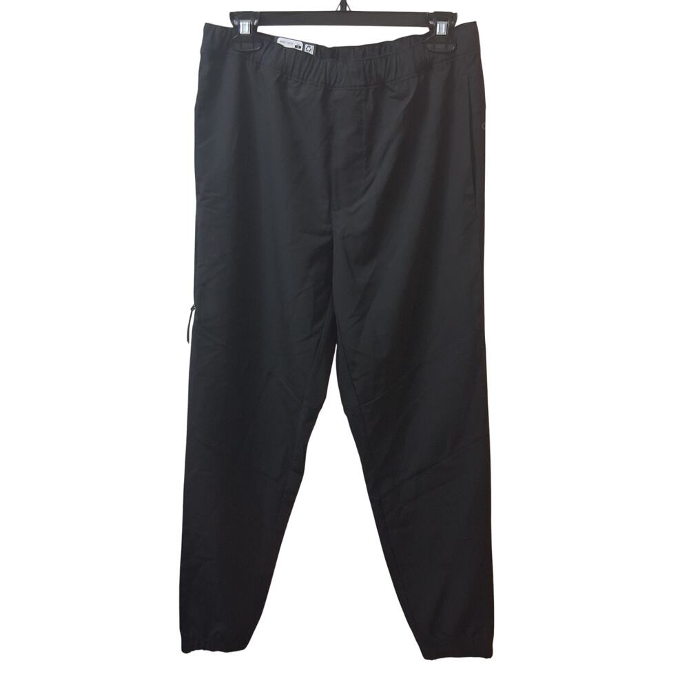 NWT Gap Fit Black Men Joggers Lightweight Moisture Wicking Drawstring Elastic-S